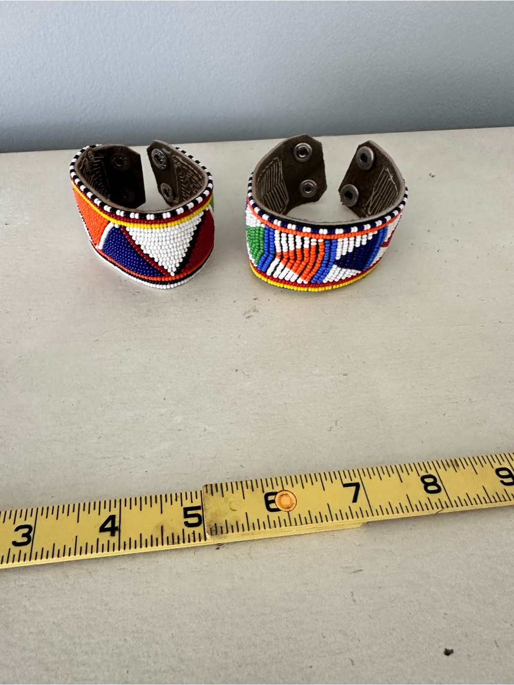 Africa African bracelets beaded leather Kenya tribal
